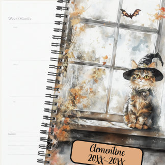Magical Witch Cat Undated Appointment Book Diary  プランナー手帳