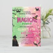 Magical Witchy Girl Birthday 招待状 (スタンド正面)