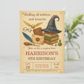 Magical Wizard and Witches Birthday 招待状 (スタンド正面)