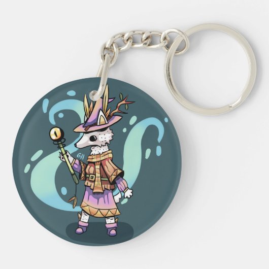 Magical wolf キーホルダー (裏面)