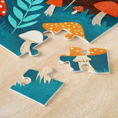 Magical Woodland Creatures Forest Puzzle - Deer Fo ジグソーパズル (側面)