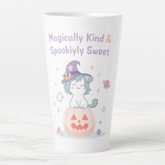 Magically Kind & Spookily Sweet – Cute Pastel Hall カフェラテマグ