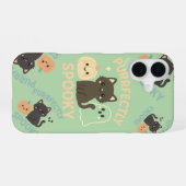 Magically Kind & Spookily Sweet – Cute Pastel Hall iPhone 16ケース (裏面横)