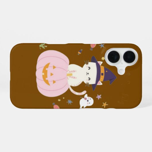 Magically Kind & Spookily Sweet iPhone 16ケース (裏面横)