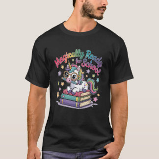 Magically Ready for School Unicorn Back to School  Tシャツ