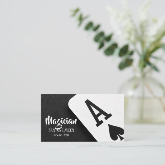 Magician Business Card 名刺 (スタンド正面)