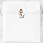 Magician Meerkat ラウンドシール (バッグ)