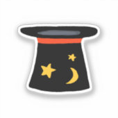 Magicians TopHat for Magicland Party Theme シール (正面)