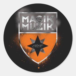 Magik Muzikのステッカー ラウンドシール