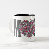 Magik Muzik MUZIKのマグ ツートーンマグカップ (正面左)