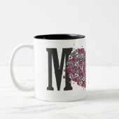 Magik Muzik MUZIKのマグ ツートーンマグカップ (左)