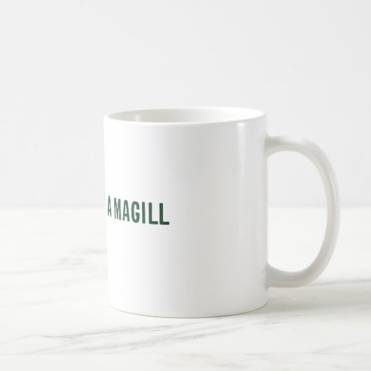 Magillの懇親会のマグ: デザインB コーヒーマグカップ (右)