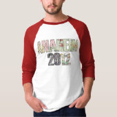 MAGIRTアナハイム2012年の3/4の袖のRaglan Tシャツ (正面)