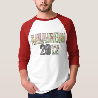 MAGIRTアナハイム2012年の3/4の袖のRaglan Tシャツ