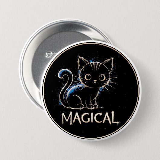 Magisches Kätzchen 缶バッジ (正面&裏面)