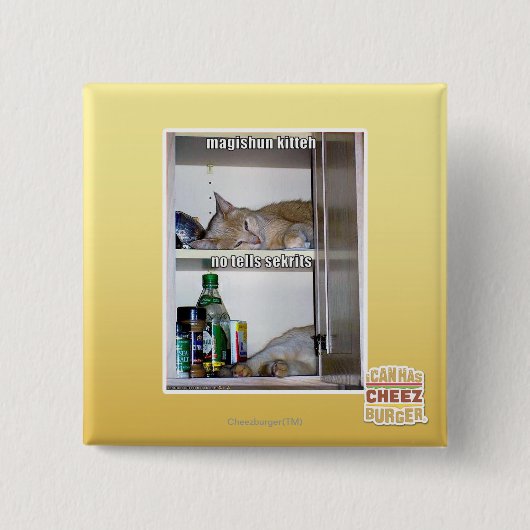 Magishun Kitteh 缶バッジ (正面)
