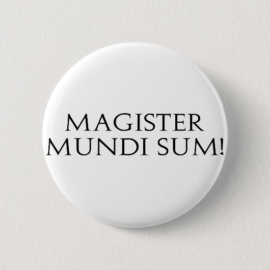 Magister Mundiの合計! ボタン 缶バッジ (正面)