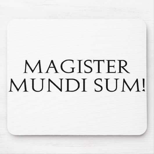 Magister Mundiの合計! マウスパッド (正面)