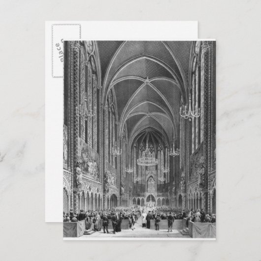 magistratureのための固まりのお祝い インビテーションポストカード (正面/裏面)