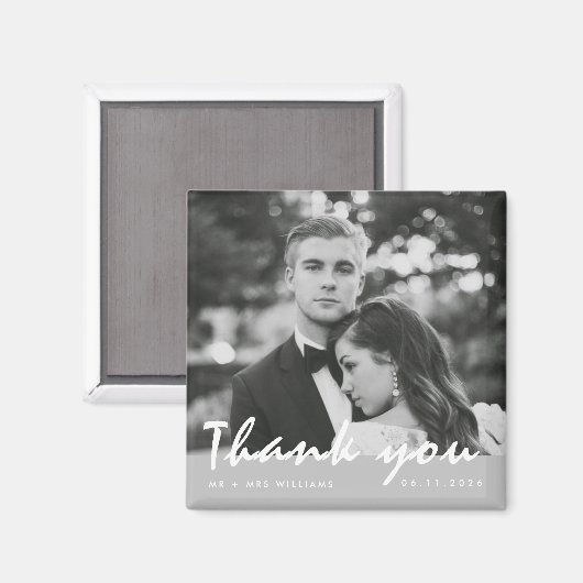 Magnetシンプル結婚をお願いいたします マグネット (正面/裏面)