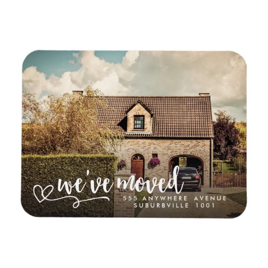 MAGNET引っ越しましたアドレス通知の変更 マグネット (横)