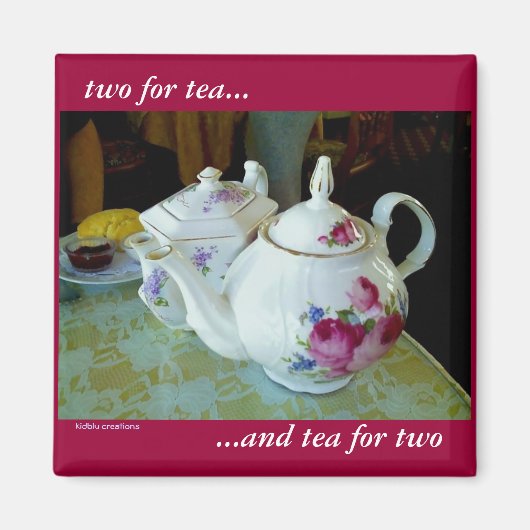 magnet – イギリスのティーポット マグネット (正面)