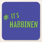 Magnet スクエアペーパーコースター (正面)