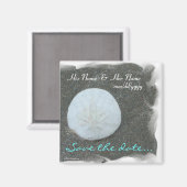 magnet – 日付を保存するw/sand dollar マグネット (正面/裏面)