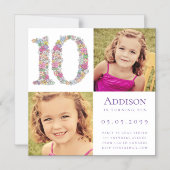 MAGNET 10th Year Birthday Party写真 マグネット招待状 (正面)
