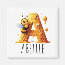 Magnet Animaux Rigolos Lettre A