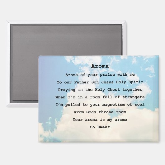 Magnet - "Aroma" マグネット (正面/裏面)