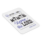 Magnet Bible Scripture Joshua 24:15 Gift マグネット (右側)