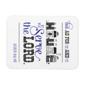 Magnet Bible Scripture Joshua 24:15 Gift マグネット (横)