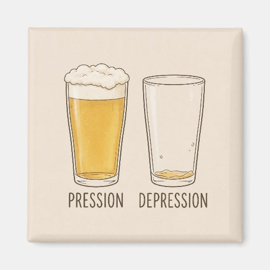 Magnet Bière pression マグネット (正面)