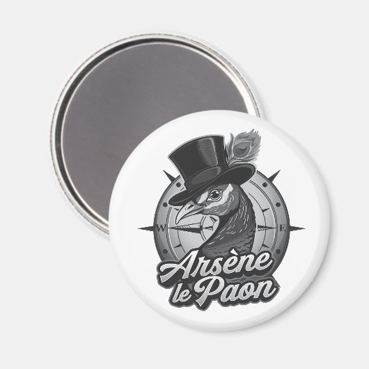 Magnet "Black & White" マグネット (正面/裏面)