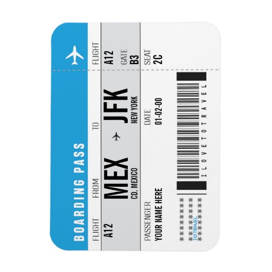 MAGNET BOARDING PASS マグネット (縦)