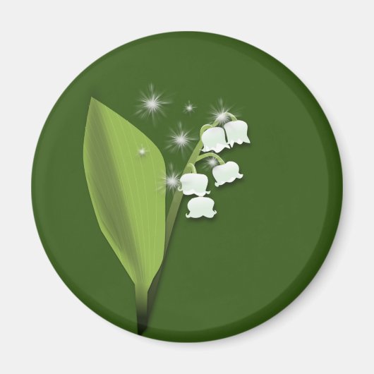 Magnet brin de muguet scintillant マグネット (正面)