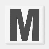 Magnet Buchstabe "M" マグネット (正面)