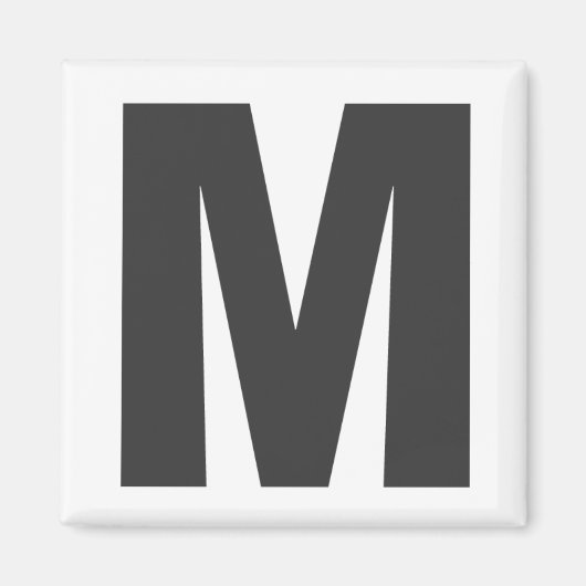 Magnet Buchstabe "M" マグネット (正面)