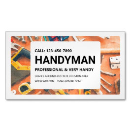 Magnet Business Card: Handyman Services マグネット名刺