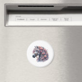 magnet cheval et fleurs マグネット (インサイチュ (食洗機))