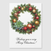 Magnet Christmas Card 5"x7" (正面)