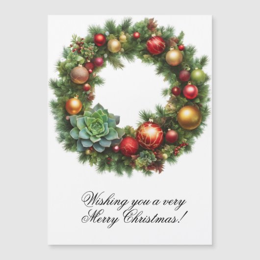 Magnet Christmas Card 5"x7" (正面)