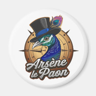 Magnet couleur "Arsène le Paon" マグネット