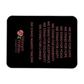 Magnet Diversity Statement Woman Within Central マグネット (横)