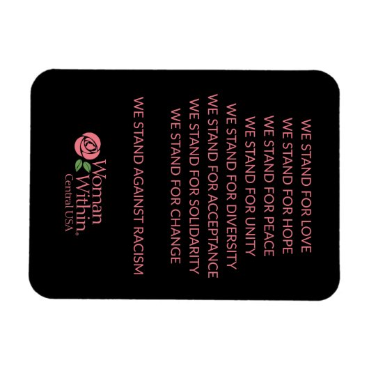 Magnet Diversity Statement Woman Within Central マグネット (横)