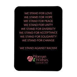 Magnet Diversity Statement Woman Within Central マグネット