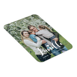 Magnet flexible personnalisé photo de famille prén マグネット