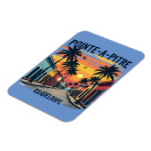 Magnet Flexible Pointe-à-Pitre | Guadeloupe Sunset マグネット (左側)