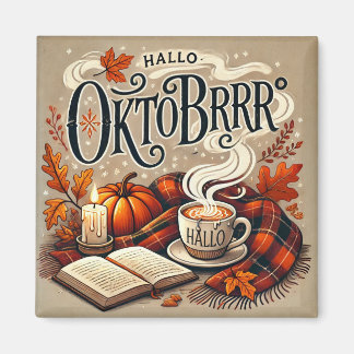 Magnet: Hallo Oktobrrr Herbstdesign マグネット